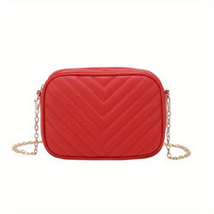 Quilted Crossbody Bag Casual Shoulder Bag Women's Handbag Purse