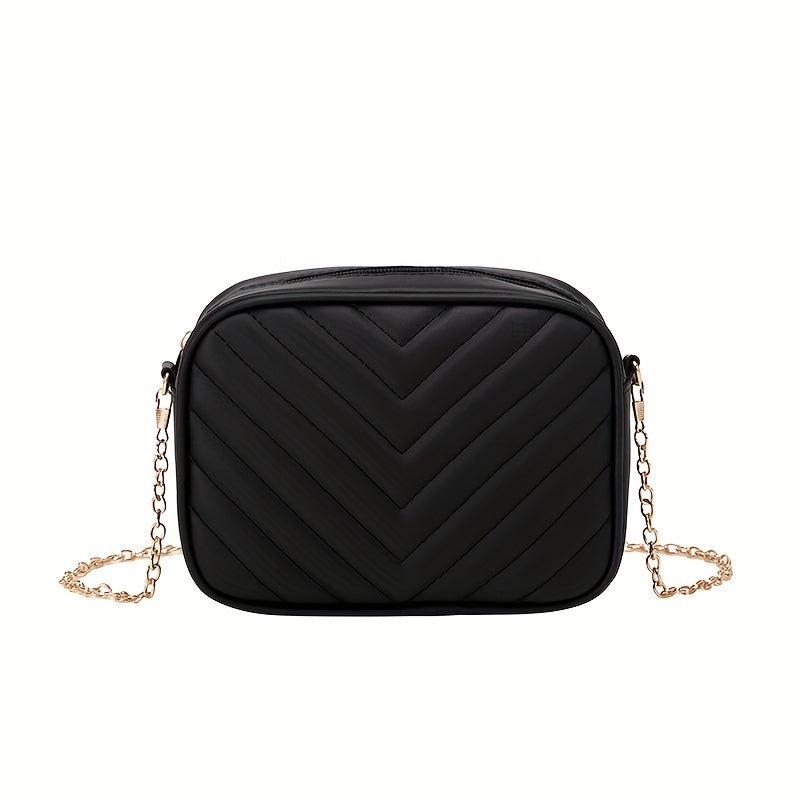 Quilted Crossbody Bag Casual Shoulder Bag Women's Handbag Purse