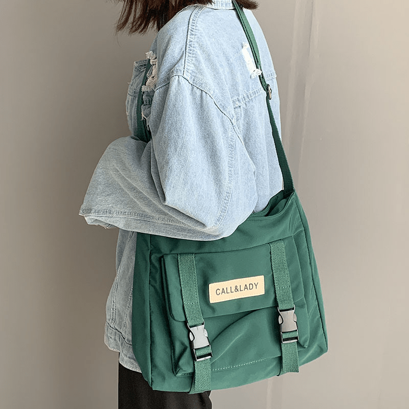 Cartoon Decor Preppy Shoulderbag for Students