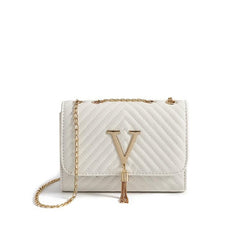 Chevron Quilted Crossbody Bag Mini Chain Shoulder Bag