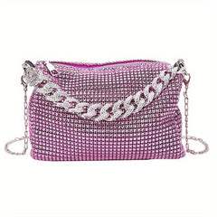 Glitter PVC Mini Crossbody Bag for Party & Wedding
