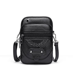 Retro Solid Phone Bag Crossbody Bag With Strap Small Shoulder Purse