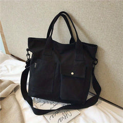Canvas Tote Bag Women Crossbody Large Handbag School