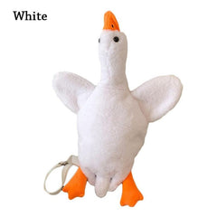 Fluffy Duck Crossbody Bag Cartoon Animal Shoulder Bag for Christmas Gift