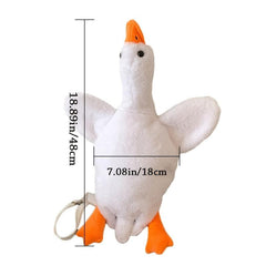 Fluffy Duck Crossbody Bag Cartoon Animal Shoulder Bag for Christmas Gift