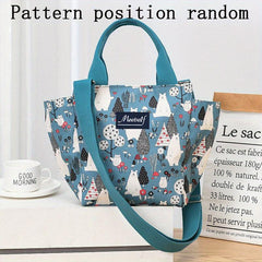 Cartoon Crossbody Lunch Bag Double Handle Handbag