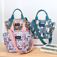 Cartoon Crossbody Lunch Bag Double Handle Handbag
