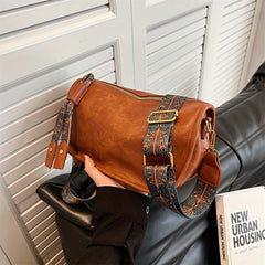 Vintage Geometric Crossbody Bag Ethnic Style Dumpling Purse