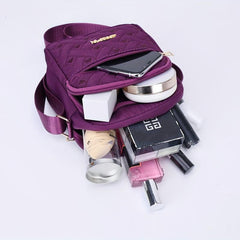 Women's Quilted Crossbody Bag Small Purse Embroidered Shoulder Bag