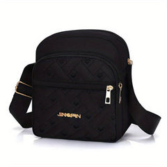 Women's Quilted Crossbody Bag Small Purse Embroidered Shoulder Bag