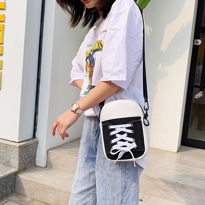 Canvas Crossbody Bag Casual Shoulder Bag