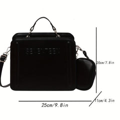 Women's Embossed Handbag Set Crossbody Bag With Coin Purse