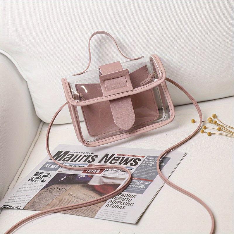 Transparent Jelly HandBag Mini Drawstring Crossbody Bag