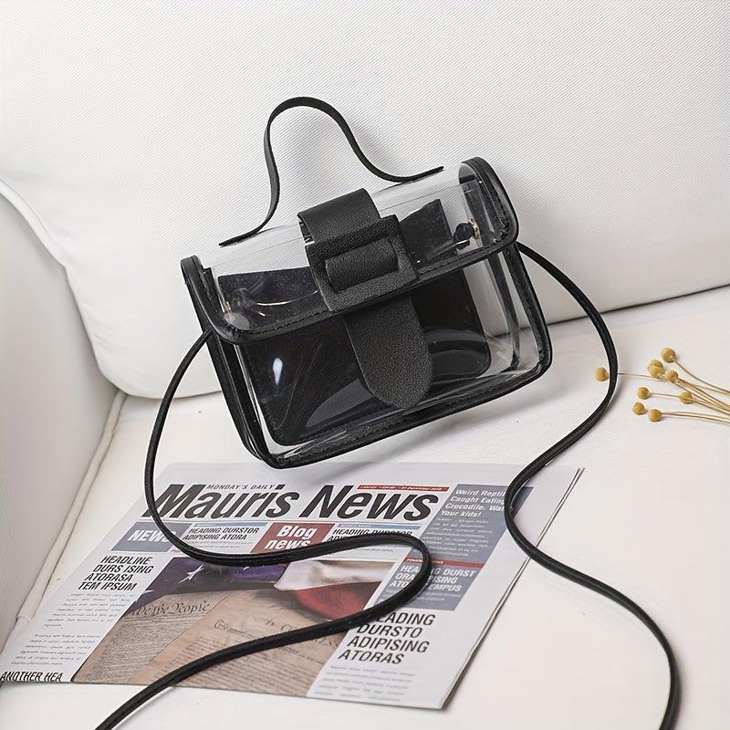 Transparent Jelly HandBag Mini Drawstring Crossbody Bag