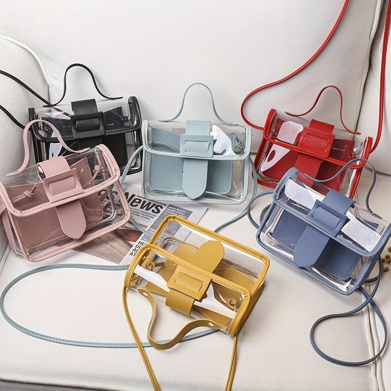 Transparent Jelly HandBag Mini Drawstring Crossbody Bag