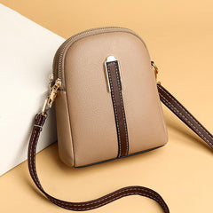 Casual Colorblock Crossbody Bag Zipper Shoulder Bag