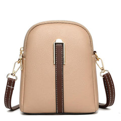 Casual Colorblock Crossbody Bag Zipper Shoulder Bag