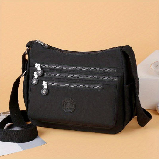 Minimalist Casual Hobo Shoulder Bag Zipper Crossbody Classic Bag