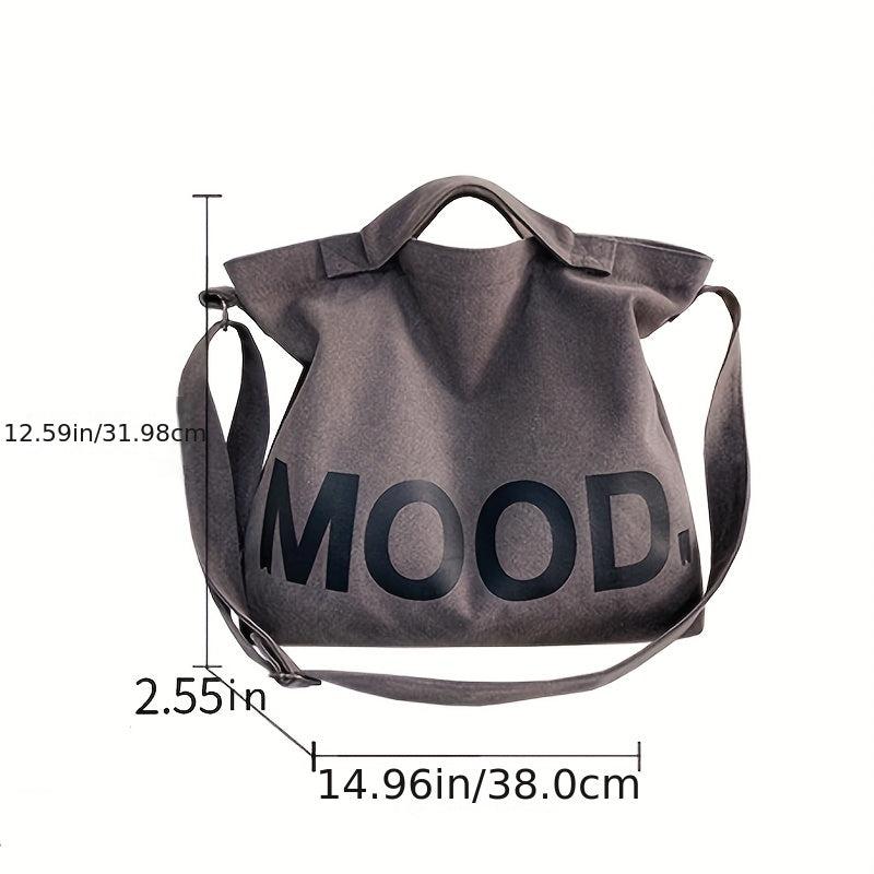 Large Capacity Crossbody Bag Canvas Shoulder Bag