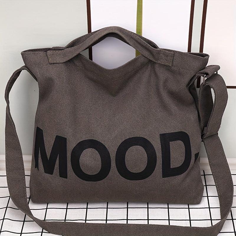Large Capacity Crossbody Bag Canvas Shoulder Bag