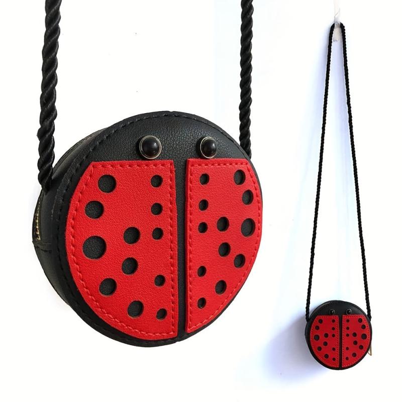 Ladybug Shoulder Bag Small Zipper Coin Purse