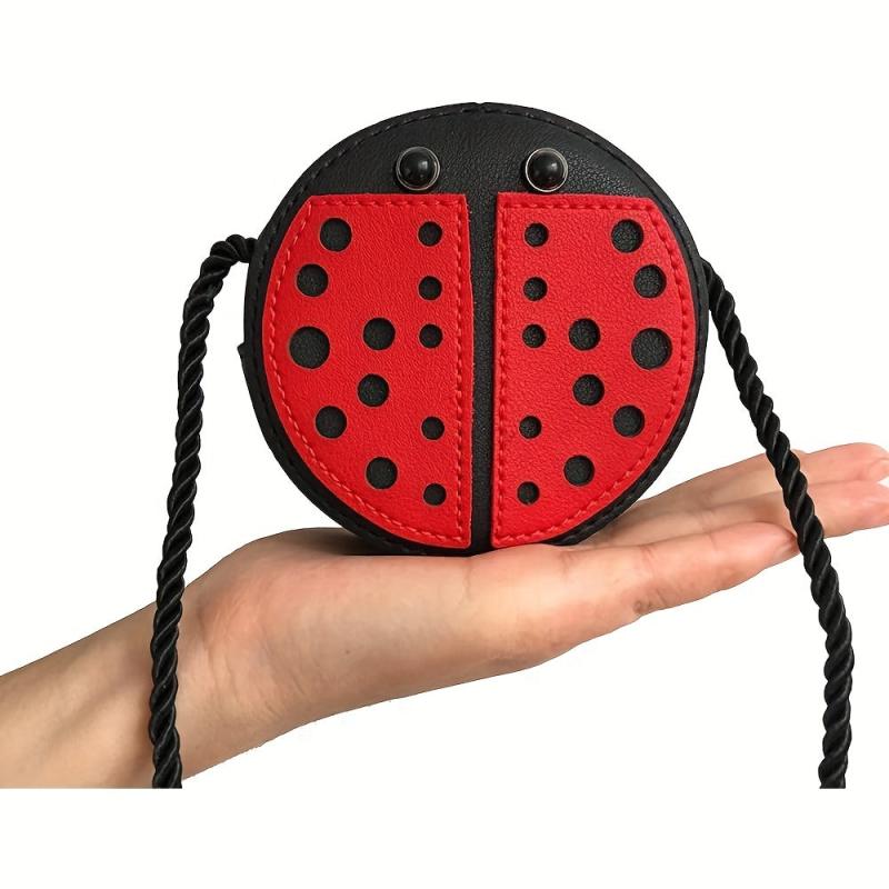 Ladybug Shoulder Bag Small Zipper Coin Purse