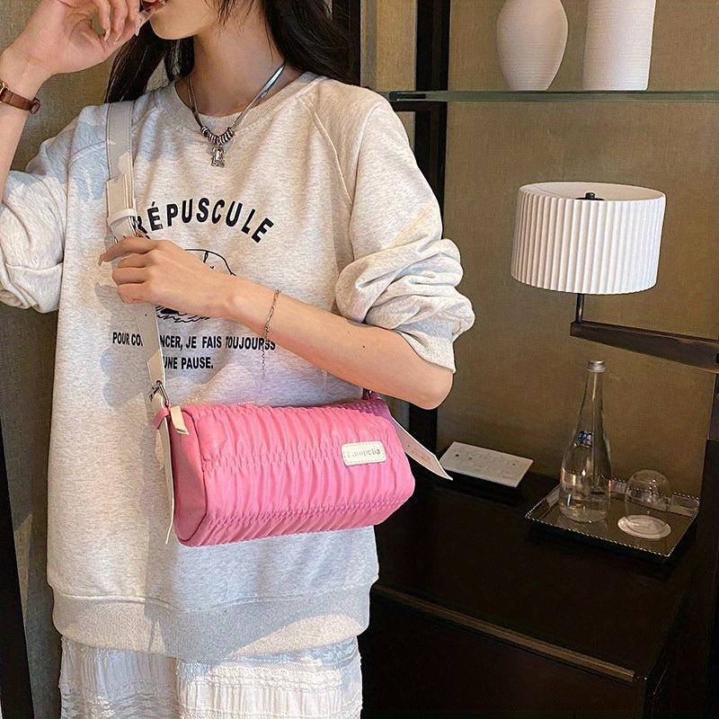 Ruched Cloud Crossbody Bag Quilted Shoulder Bag