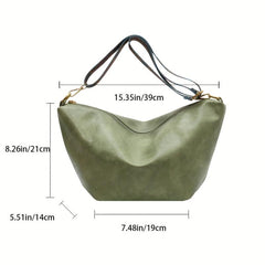 Vintage Ethnic Style Crossbody Bag Women's Faux Leather Shoulder Bag