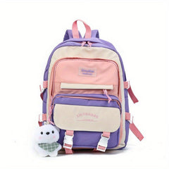 Canvas Large Capacity School Backpack