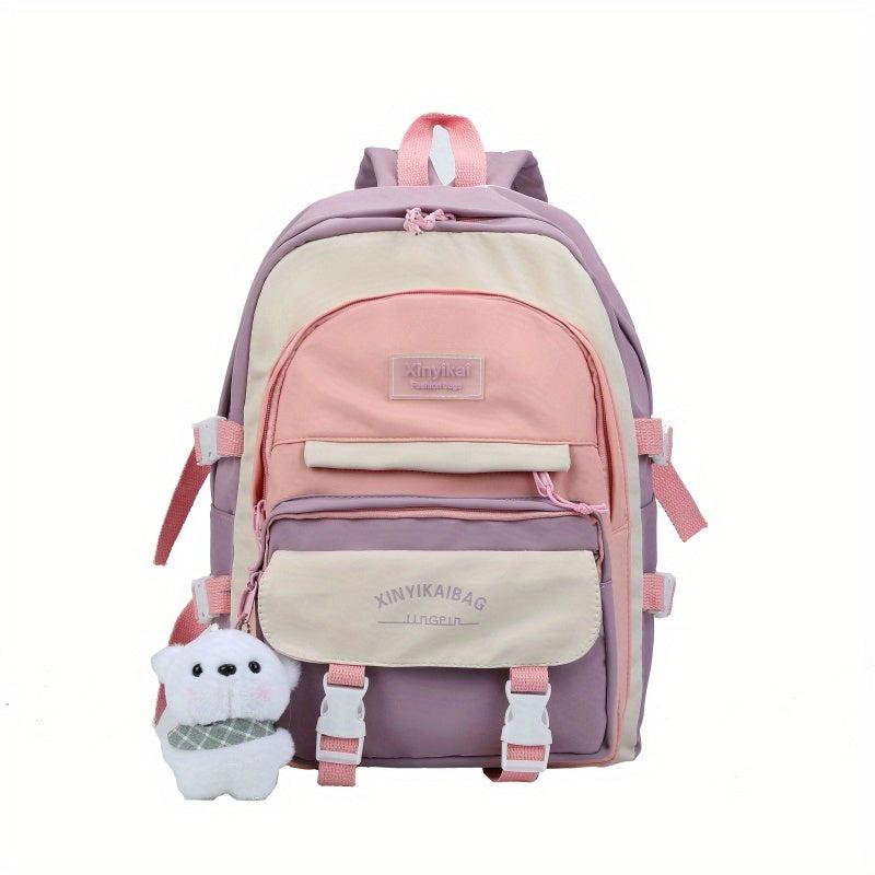 Canvas Large Capacity School Backpack