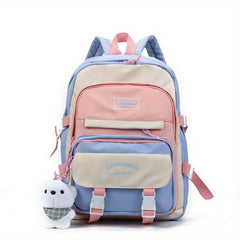 Canvas Large Capacity School Backpack