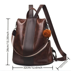 Women's Anti Theft Backpack Purse Large Waterproof Travel Bookbag