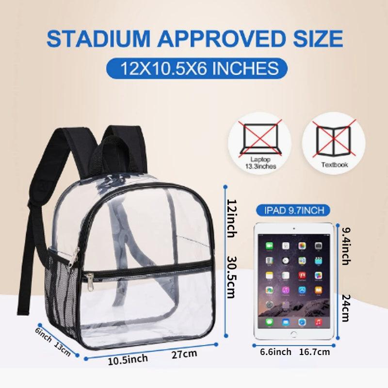 Clear Mini Backpack Stadium Approved Transparent Backpack