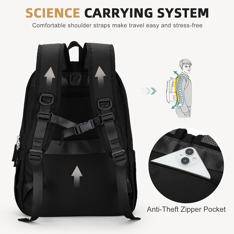 Large Capacity Laptop Backpack USB Charging Travel Daypack