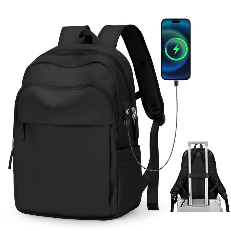 Large Capacity Laptop Backpack USB Charging Travel Daypack