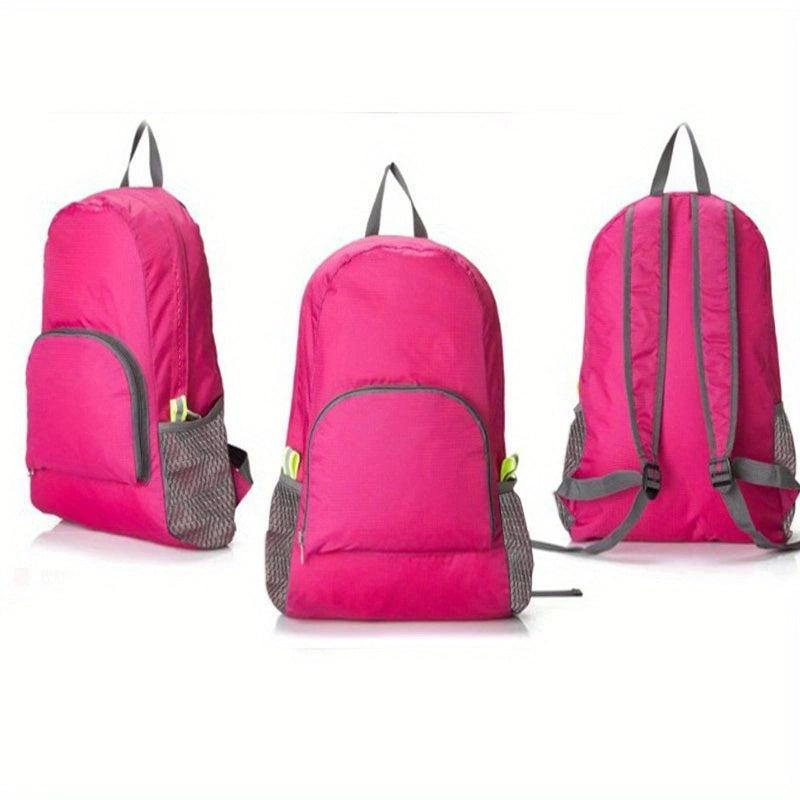 Casual Zipper Backpack Lightweight Rucksack Foldable Daypack