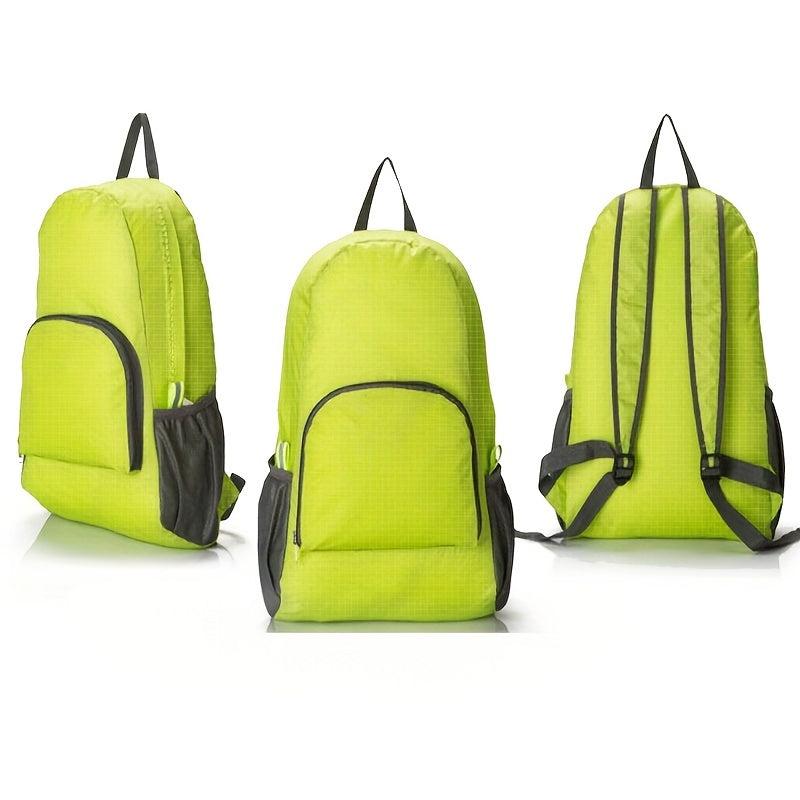 Casual Zipper Backpack Lightweight Rucksack Foldable Daypack