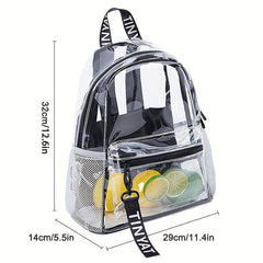 Clear PVC Backpack Waterproof Beach Bag Daypack