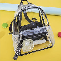 Clear PVC Backpack Waterproof Beach Bag Daypack