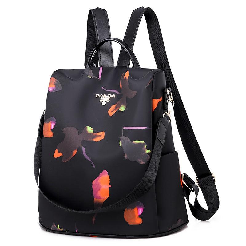 Zipper Backpack Versatile Bookbag Adjustable Strap Casual Waterproof Travel