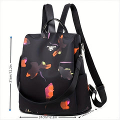 Zipper Backpack Versatile Bookbag Adjustable Strap Casual Waterproof Travel