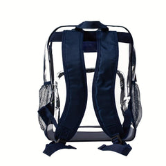 Transparent PVC Backpack Waterproof Student School Bag Preppy Style