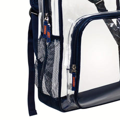 Transparent PVC Backpack Waterproof Student School Bag Preppy Style