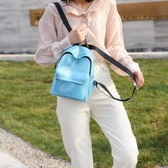 Transparent Zipper Backpack Minimalist Storage Rucksack
