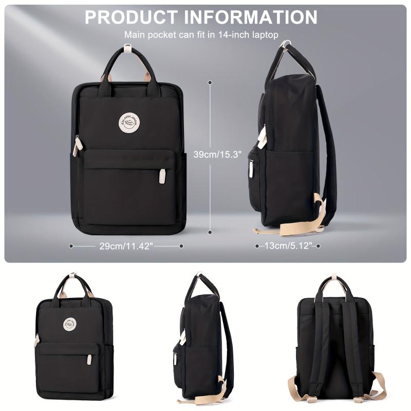Large Capacity Preppy Backpack for Students