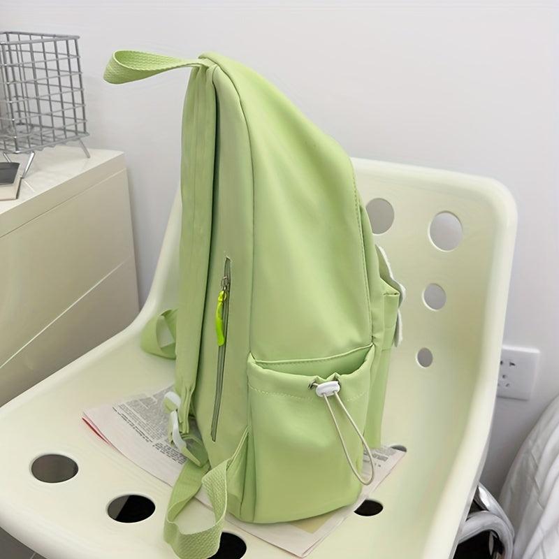 Plush Star Decor Backpack Large Capacity School Bag