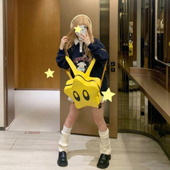 Y2K Star Shaped Backpack for Girls