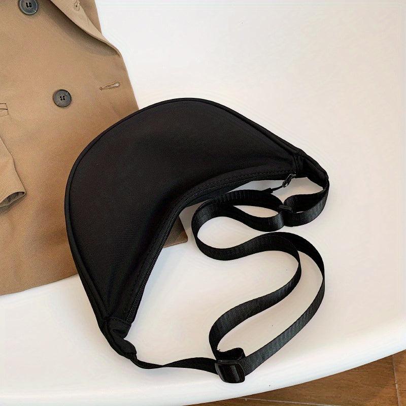 Casual Nylon Crossbody Bag Lightweight Small Chest Bag for Shopping Work Travel