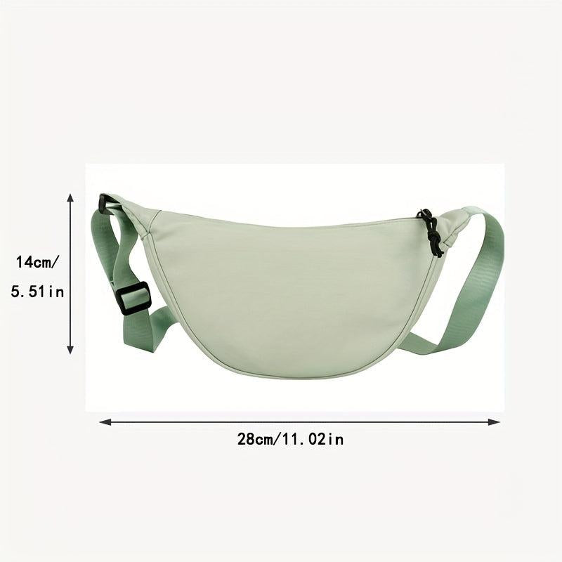 Casual Nylon Crossbody Bag Lightweight Small Chest Bag for Shopping Work Travel