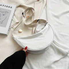 Casual Nylon Crossbody Bag Lightweight Small Chest Bag for Shopping Work Travel